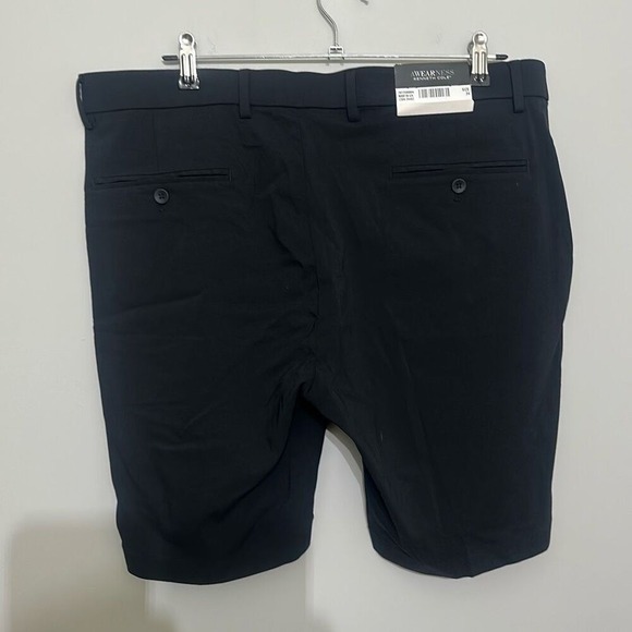 NWT Kenneth Cole Mens Black Slim Fit Stretch Performance Tech Short Size 34 - Picture 7 of 9